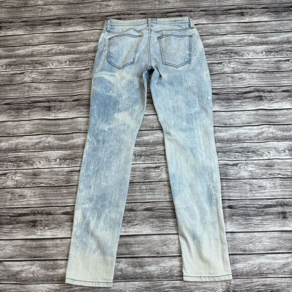 Current/Elliott Women's City Bleach Destroy The Ankle Skinny Jeans 27 Distressed - Picture 3 of 13